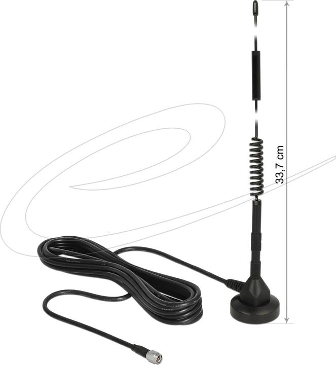 Produktbild Delock LTE/HSPA/GSM Antenne, SMA-Stecker (Lora, WLAN, 3G, GSM)