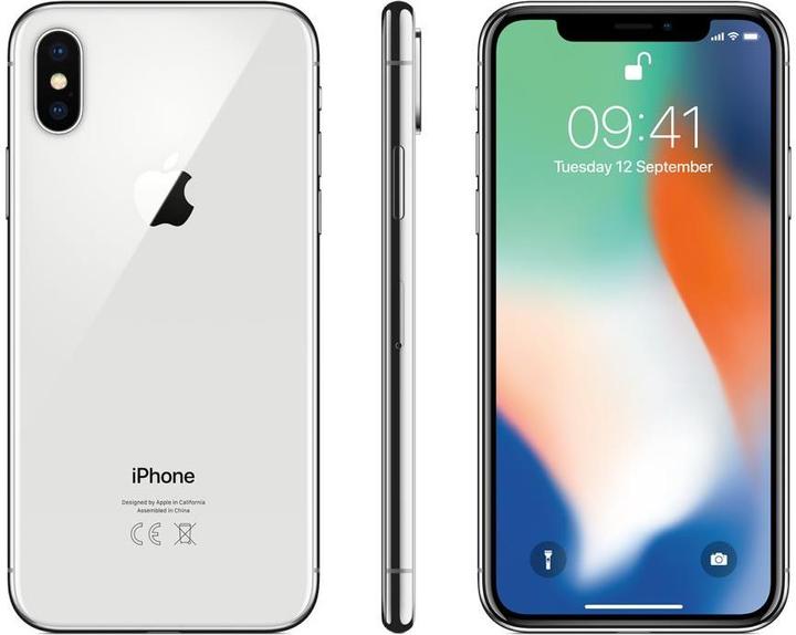 Immagine prodotto Apple iPhone X (256 GB, Argento, 5.80", 12 Mpx, SIM singola, A / Come nuovo)