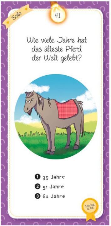 Produktbild Das Quiz der Pferde und Ponys (Deutsch)