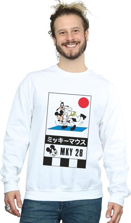 Actual product image Disney Mens Mickey And Goofy Karate Sweatshirt (XXL)