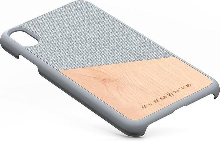 Image du produit Nordic Elements Hélium original - Étui pour Iphone Xs Max avec véritable bois d'érable (gris clair) (Apple iPhone XS Max)