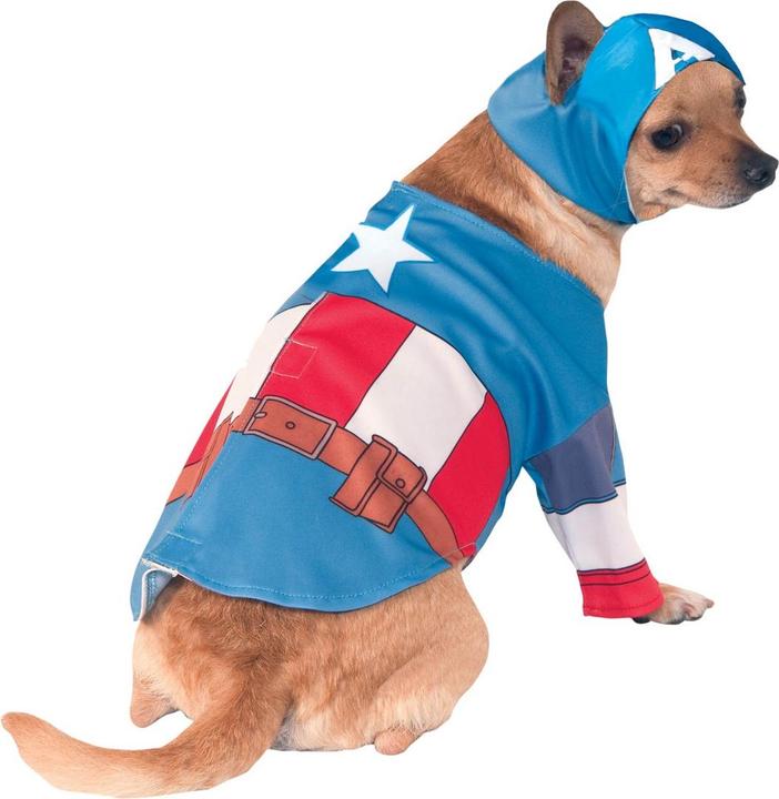 Actual product image Captain America Star Dog Costume (Dog costume)