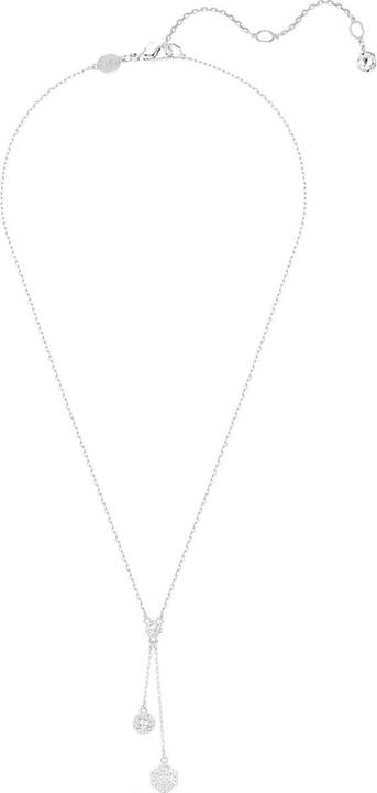 Produktbild Swarovski Dextera Y Halskette Rundschliff Kugel und Würfel Weiss (Swarovski Metall)