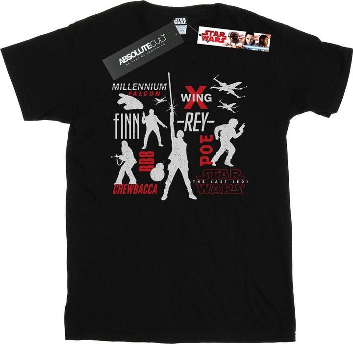 Image du produit Star Wars - T-shirt THE LAST JEDI REBELLION SILHOUETTES - Homme (3XL)
