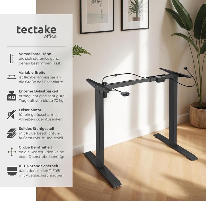 Image du produit tectake Bureau assis debout
