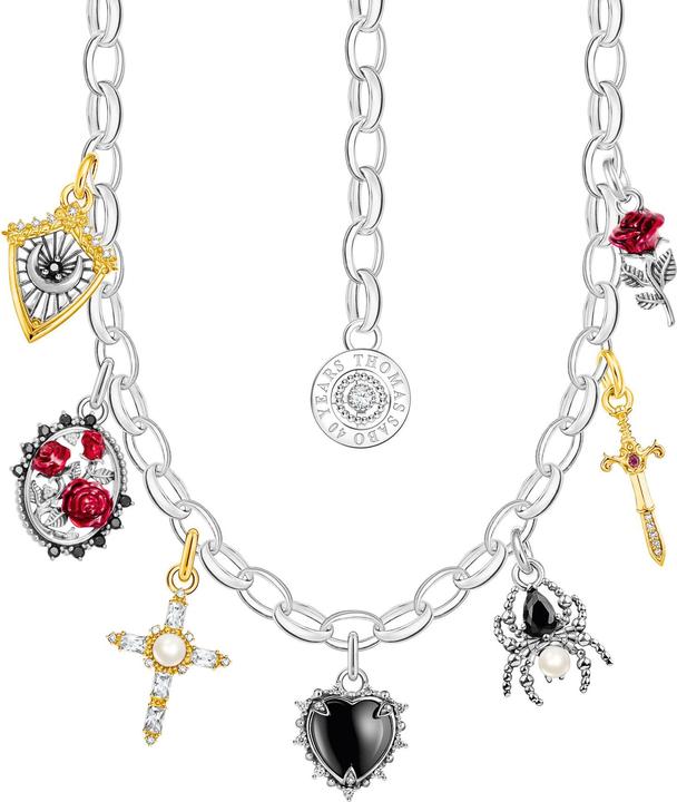 Image du produit Thomas Sabo Chaîne avec pendentifs True Romance (Argent 925, Émail, 45 cm)