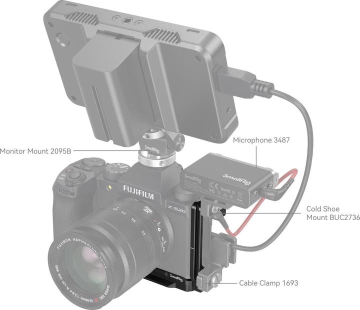 Actual product image SmallRig 4231 L Bracket for FUJIFILM X S20