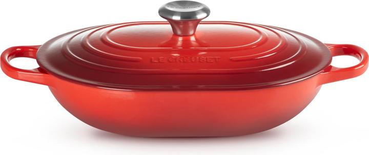 Le Creuset Oblong Signature (31 cm, Bräter + Schmortopf, Gusseisen)
