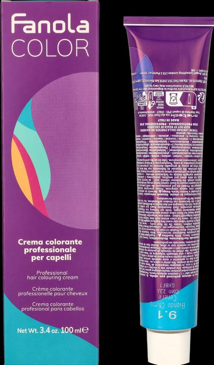 Image du produit Fanola 9*1 Rubio Clarísimo Ceniza 100ml (9.1 Frêne blond très clair)