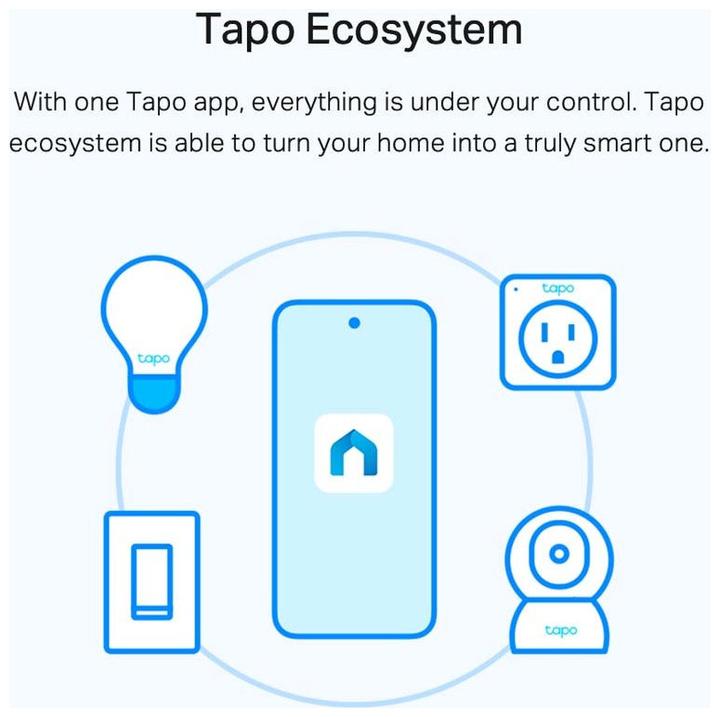Actual product image TP-Link Tapo L510E (1-pack) (E27, 8.70 W, 806 lm, 1 x, F)