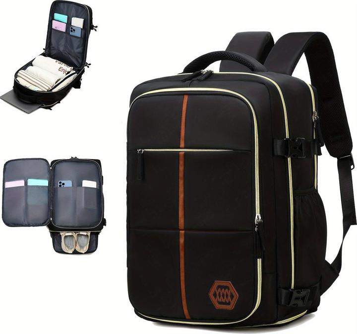 Image du produit Only-Bags.Store Sac à dos de voyage multifonctionnel, sac d'école pour ordinateur portable avec approbation de la