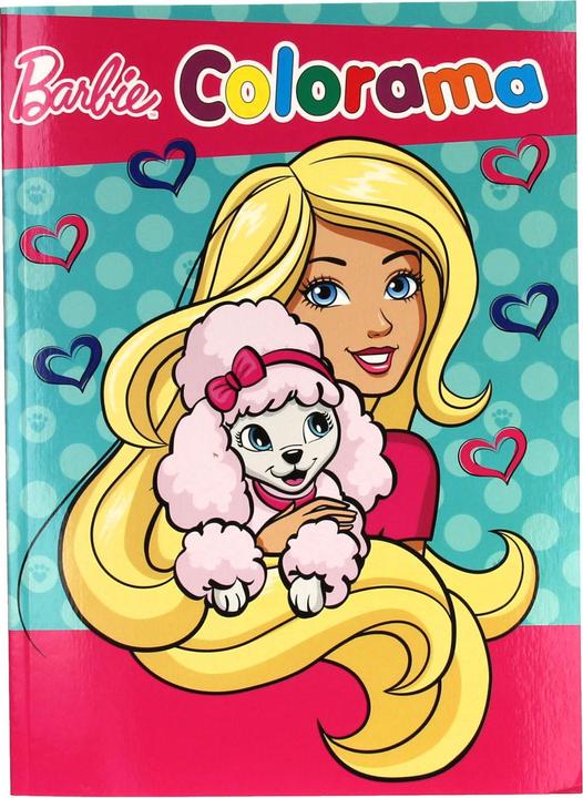 Actual product image Barbie Colorama colouring book