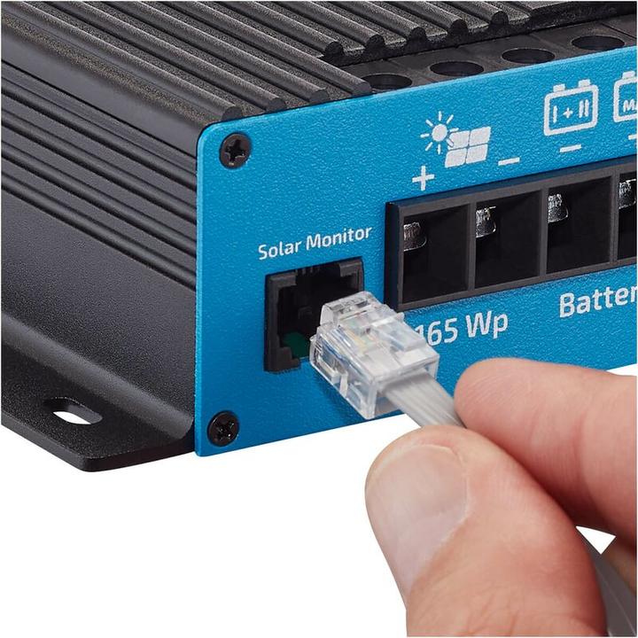 Produktbild Ective MPPT Solar Laderegler DSC12 Solarregler 165WP 12A für 2 12V Batterien PV