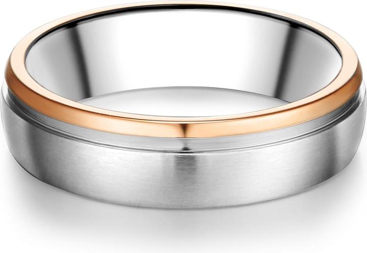 Trilani Herren Edelstahl silber/roségold - 9650