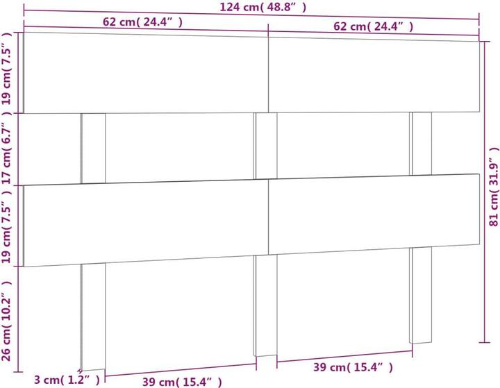 Immagine prodotto VidaXL Lashonda (124 x 3 x 81 cm)