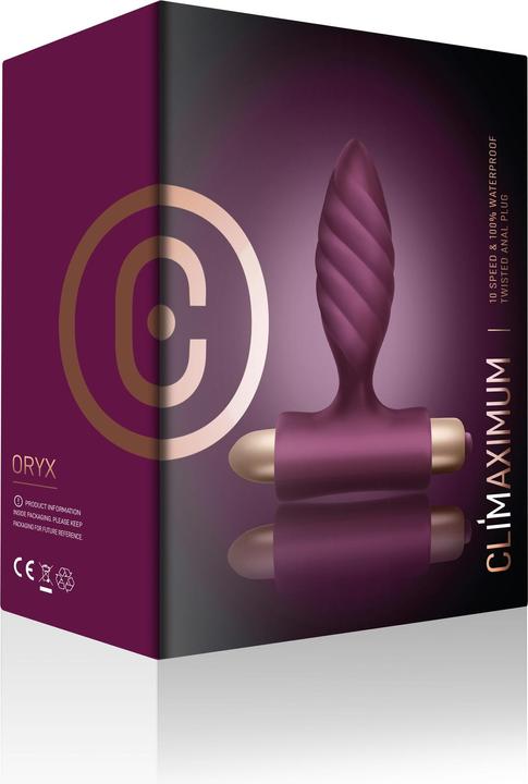 Productafbeelding Climaximum Oryx vibrerende anaalplug
