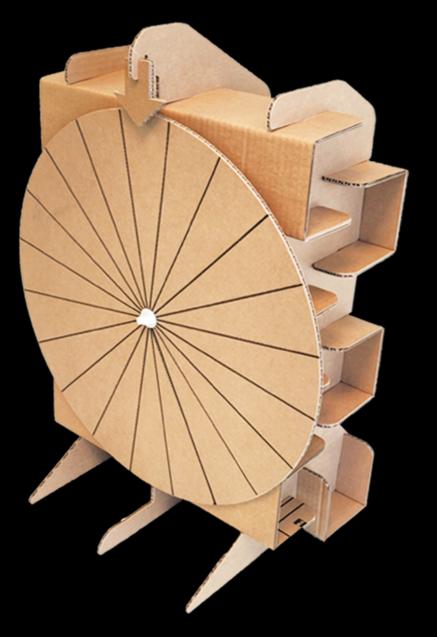 Produktbild Bins and Boxes Glücksrad aus Pappe