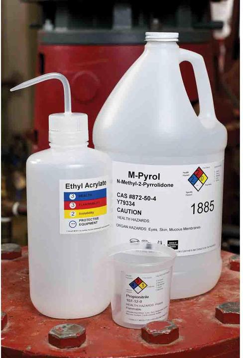 Image du produit Brady B30-246-595-NFR, étiquettes pré-imprimées en vinyle (NFPA), blanc, brillant, 28.58 x 76.20 mm, perm
