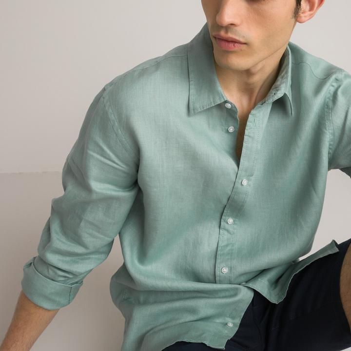La Redoute Collections Langärmeliges Leinenhemd