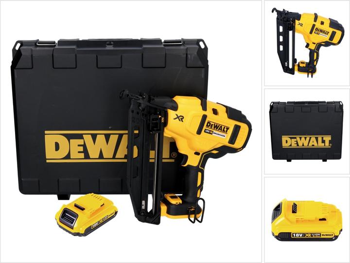 Produktbild DeWalt DCN 660 N Akku Nagler 18 V 32 - 63 mm Brushless + 1x Akku 2,0 Ah + Koffer - ohne LadegerÃ¤t