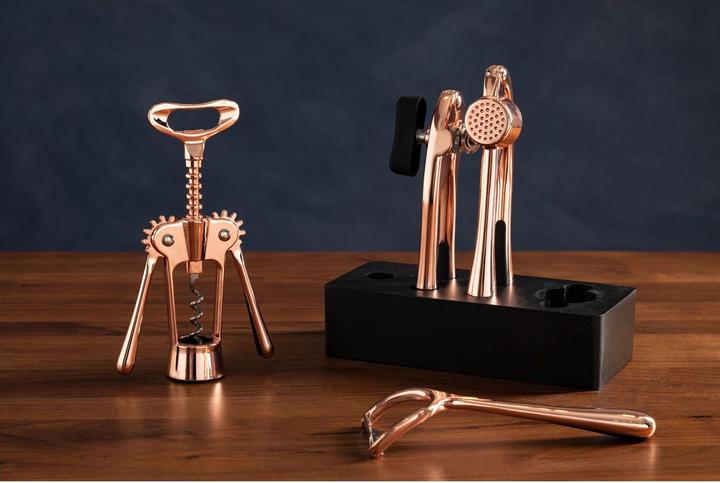 Immagine prodotto Fifty five south Set di 4 pezzi di gadget da cucina Paragon Rosé Gold