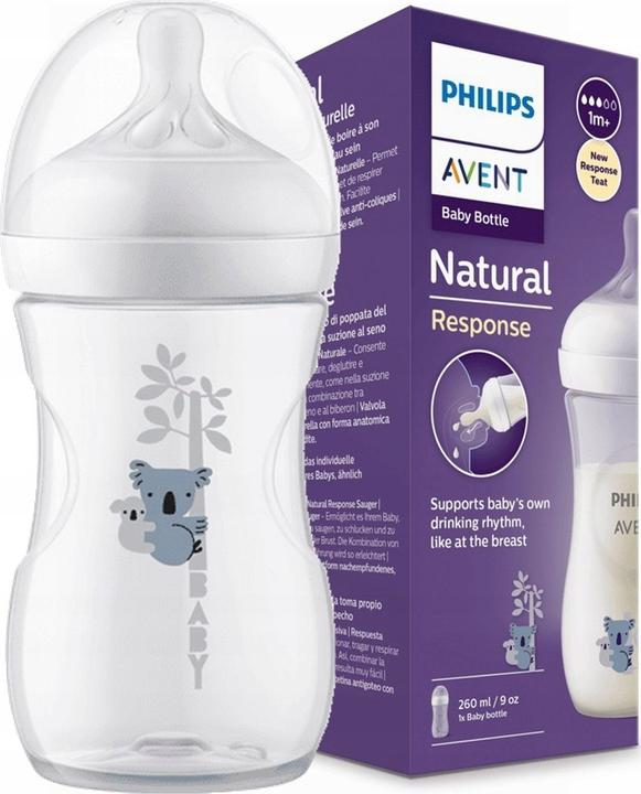 Image du produit Philips Avent Avent Natural Response Biberon 260 ml +1m Koala (260 ml)