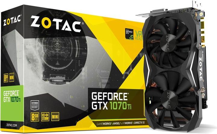 Actual product image Zotac GeForce GTX 1070 Ti Mini (8 GB)