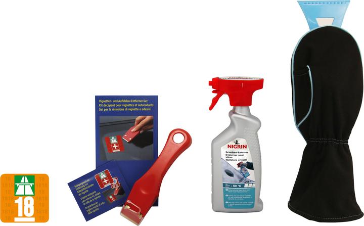 Image du produit Autocollant d'autoroute 2018 avec set d'hiver