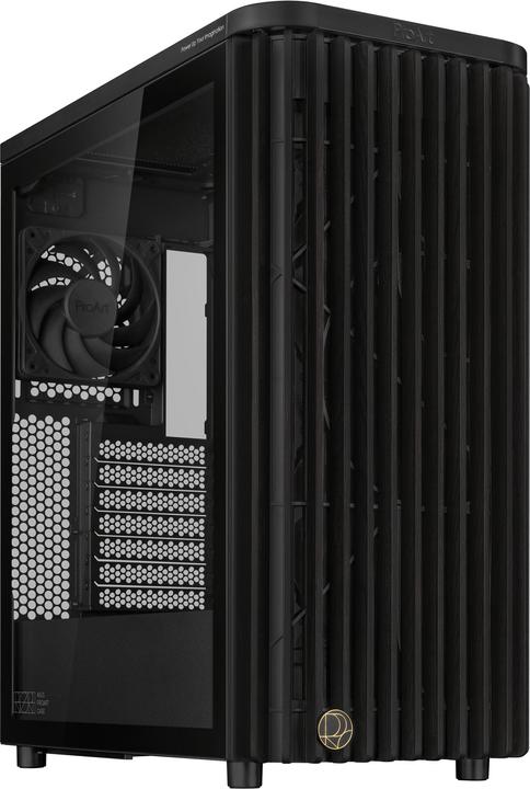 Actual product image ASUS Case PROART PA401 WOOD TG PWM BLACK (ATX)