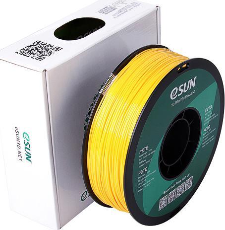 Produktbild eSUN PETG 1,75mm Solid Yellow 1kg 3D Filament (PETG, 1.75 mm, 1000 g, Gelb)