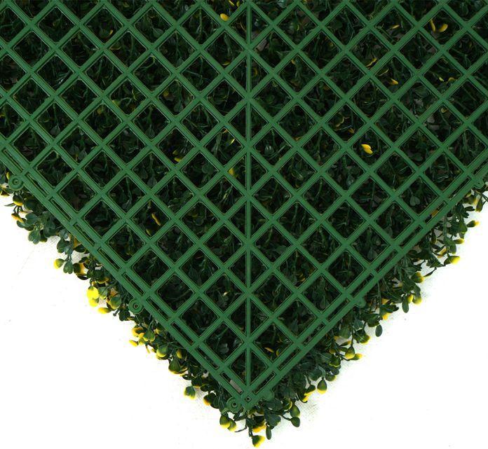 Image du produit Mendler Dalles murales HWC-L78, pare-vue brise-vent pour terrasse/balcon, 4x 50x50cm chaque = 1m² - Bu (49 cm)