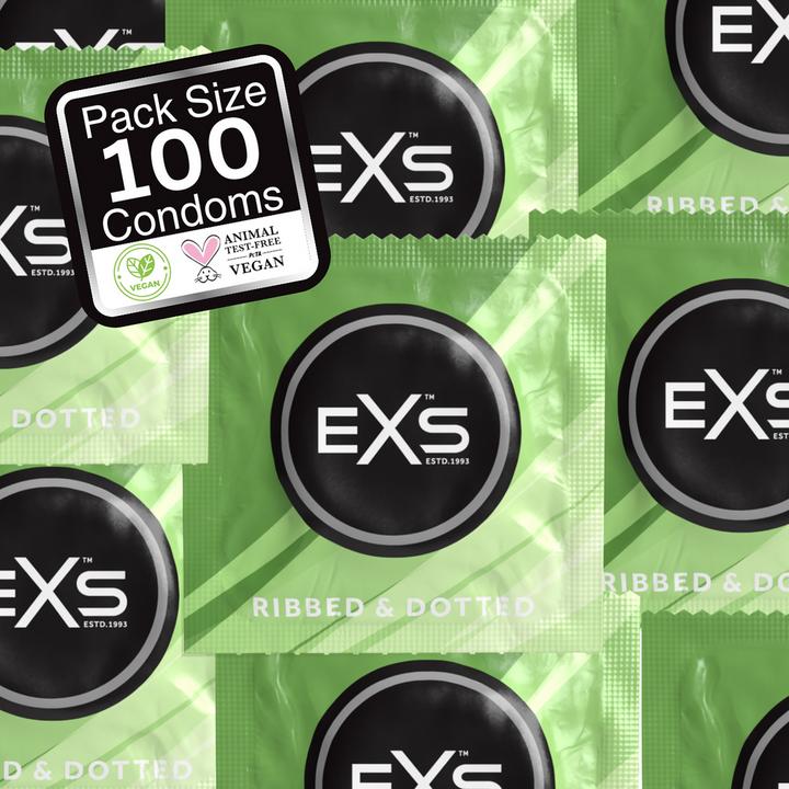 Actual product image EXS Ribbed & Dotted (100 pcs.)