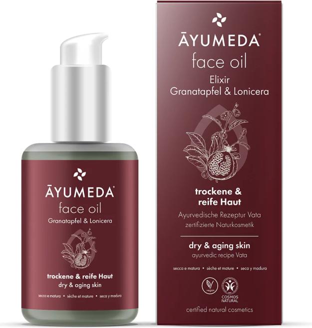 Produktbild Ayumeda Gesichtsöl Granatapfel & Lonicera (Gesichtsöl)