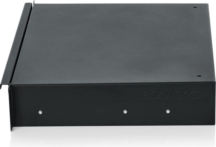 Produktbild Gator Rackworks Standard 2U Rack Mount Tray with Foam Interior and Lock 36cm Deep GRWDRWDF2 Black