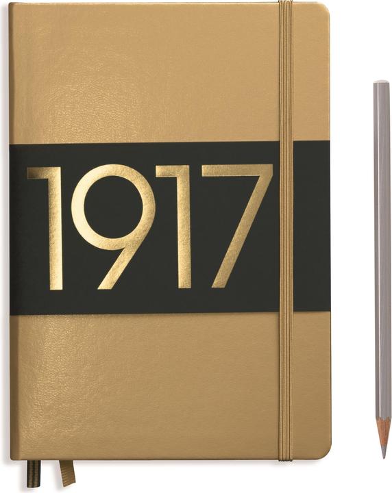 Leuchtturm1917 Edizione metallizzata (A5, Punteggiato, Copertina rigida)