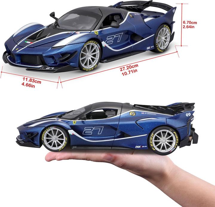 Actual product image Bburago Ferrari R&P FXX-K Evo