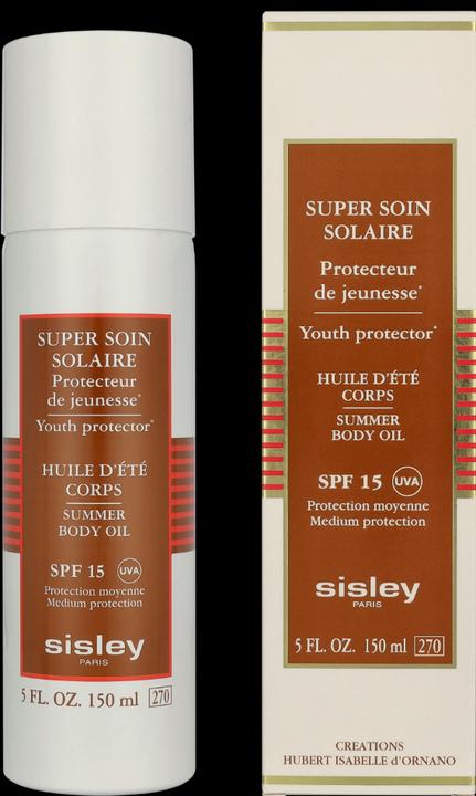 Image du produit Sisley Super Soin Solaire Huile d'Été Corps SPF15 150ml (Huile solaire, SPF 15, 150 ml, 150 g)