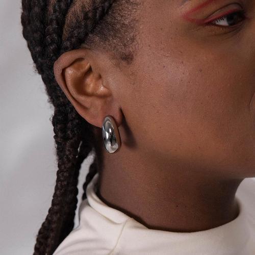 Actual product image Purelei Big Drop earrings silver (Stainless steel)