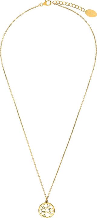 Produktbild S.Oliver Halskette für Damen, 925 Sterling Silber | Münze (Silber 925, 42 cm)