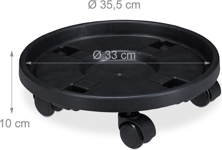 Produktbild Relaxdays Pflanzenroller