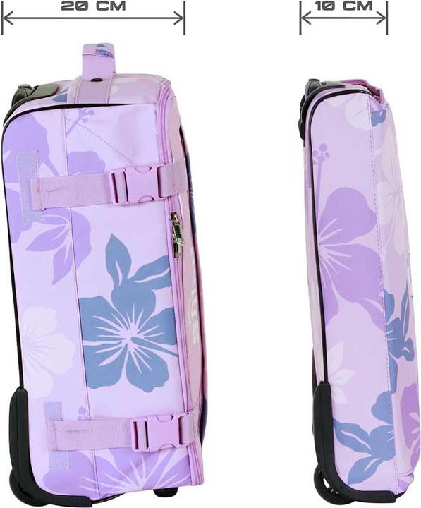 Actual product image Karactermania Foldable Cabin Suitcase Stitch & Angel