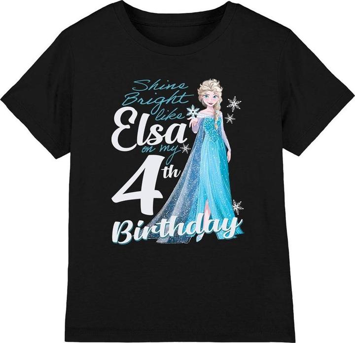 Disney Frozen Bright Like Elsa TShirt 4. Geburtstag