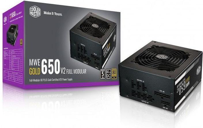 Actual product image Cooler Master Power supply unit MWE V2 (650 W)