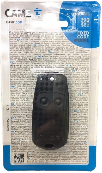 Produktbild Came Garagentor Fernbedienung (Handsender)