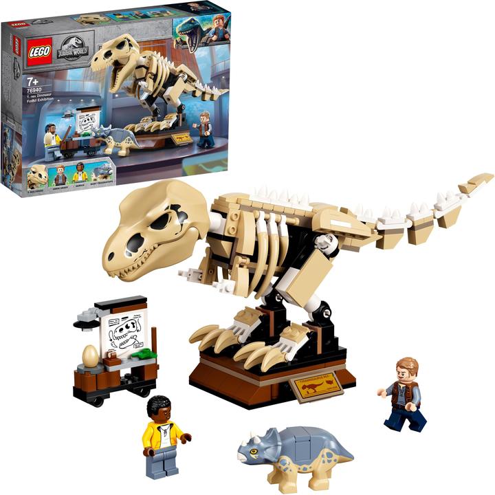 Produktbild LEGO T. Rex-Skelett in der Fossilienausstellung (76940, LEGO Jurassic World)