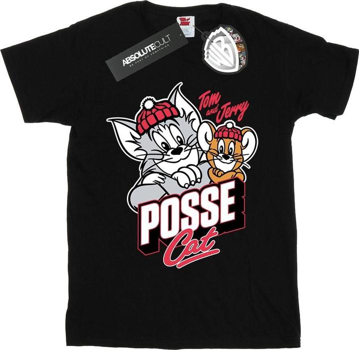 Immagine prodotto Tom & Jerry Posse Cat Maglietta Ragazze (140, 146)