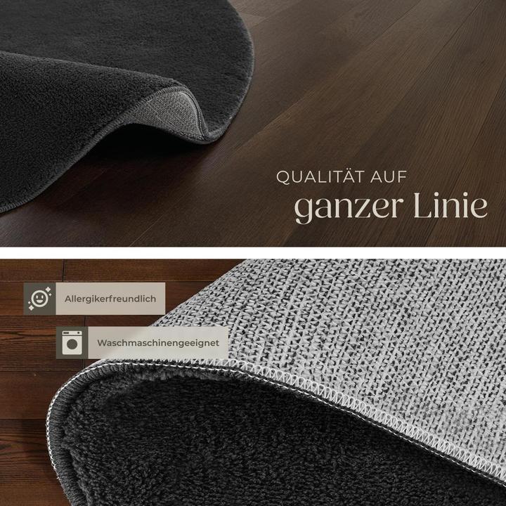 Produktbild tectake Kurzflorteppich Soft Zone (120 x 120 cm)