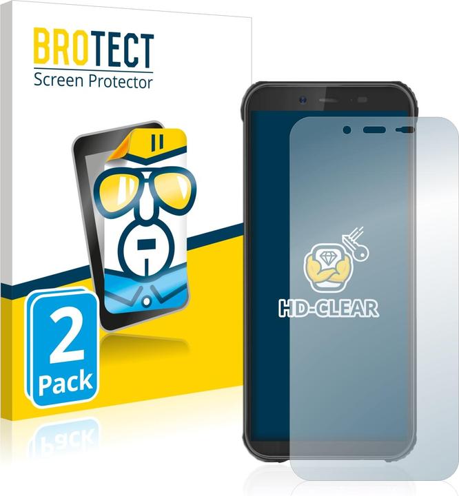 Actual product image BROTECT Screen Protector Clear (2 Piece, Blackview BV5500 Plus)