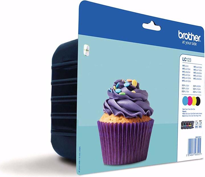Actual product image Brother LC-123VALBP Value Pack (M, FC, Y, C)