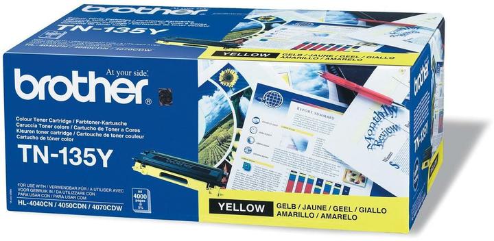 Actual product image Brother Tn-135y (Y)